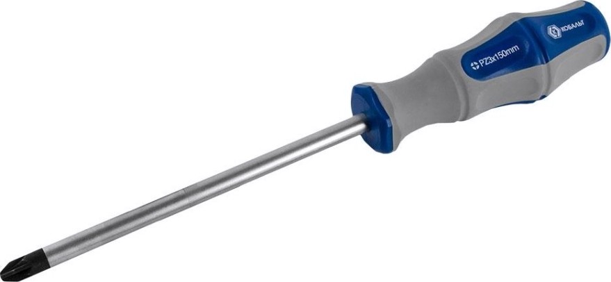 Отвертка крестовая Кобальт 646-423 ultra grip pz-3х150 мм cr-v, двухкомпонентная руко
