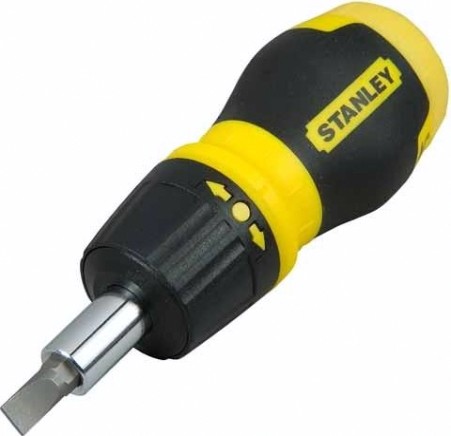 Отвертка с битами STANLEY "Multibit Ratchet Stubby" в комплекте 6 бит 0-66-358 [0-66-358]