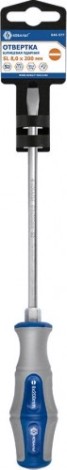 Отвертка шлицевая Кобальт 646-577 ударная ultra grip sl 8,0x200 мм s2, двухкомпонент