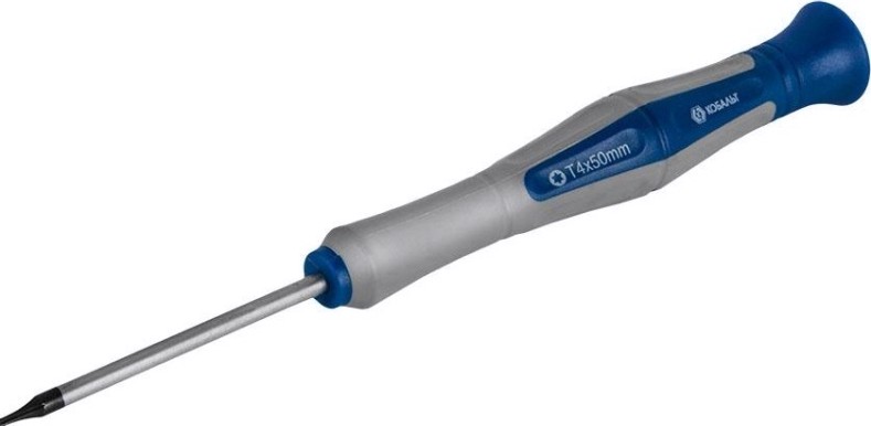 Отвертка TX Кобальт 245-329 для точных работ ultra grip t4х50 мм cr-v, двухком