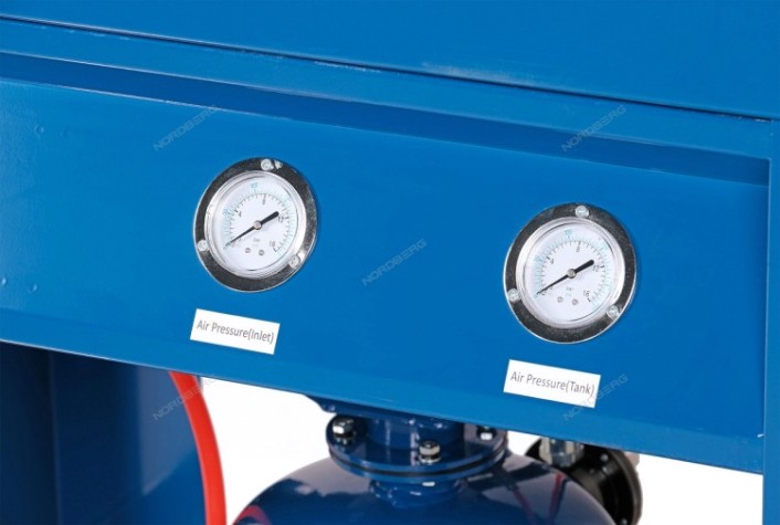 Пескоструйная камера NORDBERG NS9P с напорной системой подачи абразива