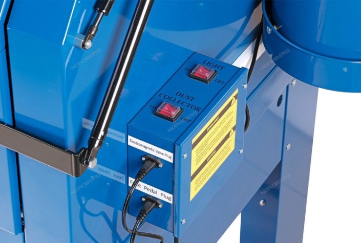 Пескоструйная камера NORDBERG NS9P с напорной системой подачи абразива