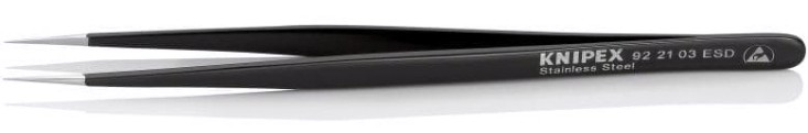 Пинцет KNIPEX KN-922103ESD универсальный ESD, 140 мм