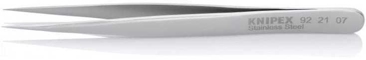 Пинцет KNIPEX KN-922107 универсальный, нерж, 110 мм, гладкие прямые иглови