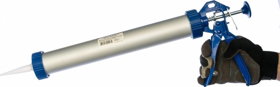 Пистолет для герметика Кобальт 244-032 600 мл, закрытый