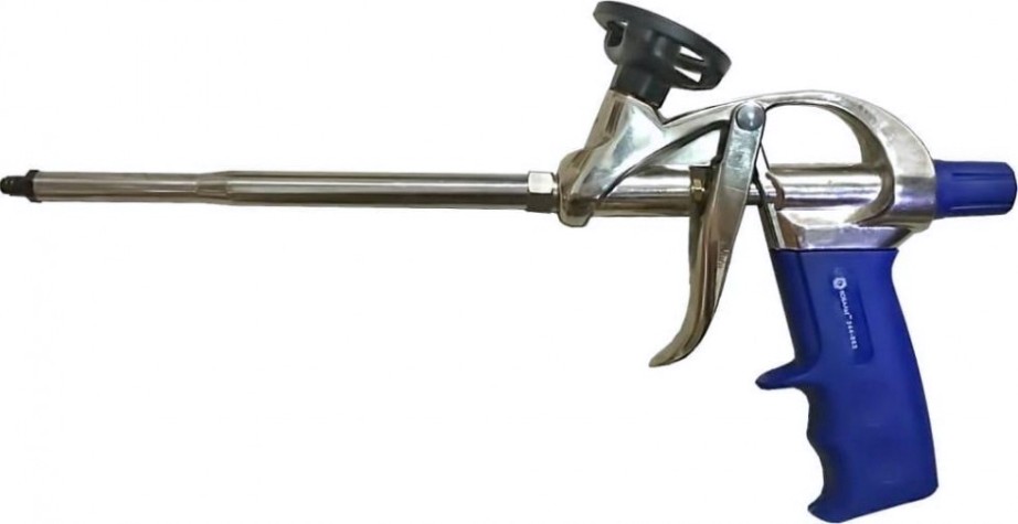 Пистолет для монтажной пены Кобальт 244-063 металлический корпус, тефлоновое покрытие