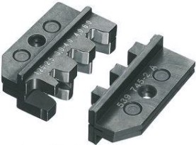 Плашка опрессовочная KNIPEX для открытых неизолированных и флажковых штекеров 974915 [KN-974915]