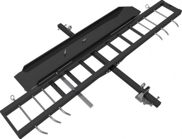Площадка с крепежом СОРОКИН 28.400 на фаркоп для транспортировки мотоциклов 0,18 т