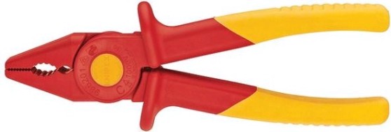 Плоскогубцы диэлектрические KNIPEX 986201 захватные [KN-986201]