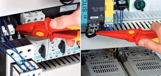 Плоскогубцы диэлектрические KNIPEX 986201 захватные [KN-986201]