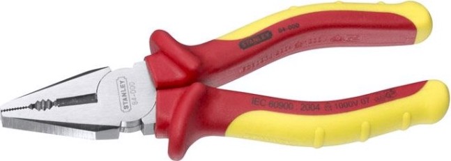 Плоскогубцы диэлектрические STANLEY 0-84-000 160 мм, 1000 V, комбинированные