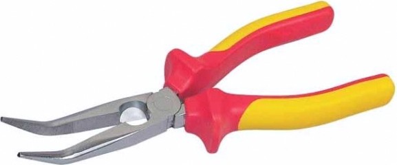 Плоскогубцы диэлектрические STANLEY 0-84-008 200 мм, 1000 V, изогнутые губки