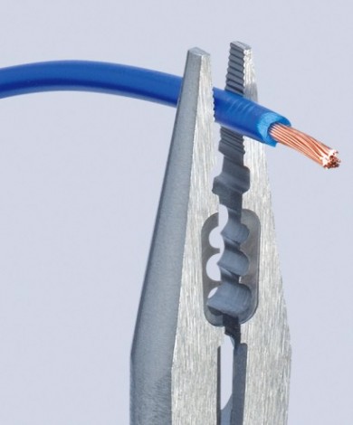 Плоскогубцы электротехнические KNIPEX KN-1302160SB для монтажа проводов, 160 мм