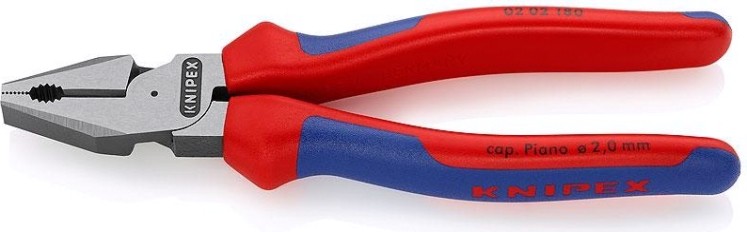 Плоскогубцы KNIPEX 0202180SB 180 мм комбинированные, особой мощности [KN-0202180SB]