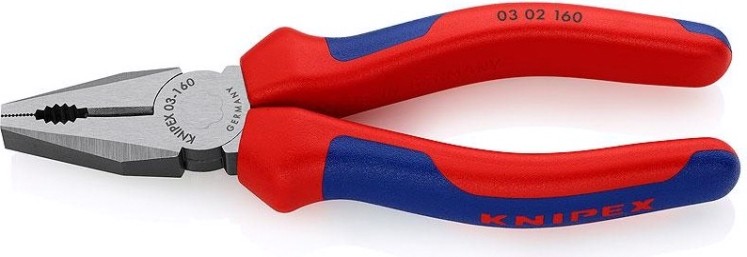 Плоскогубцы KNIPEX 0302160SB 160 мм комбинированные [KN-0302160SB]