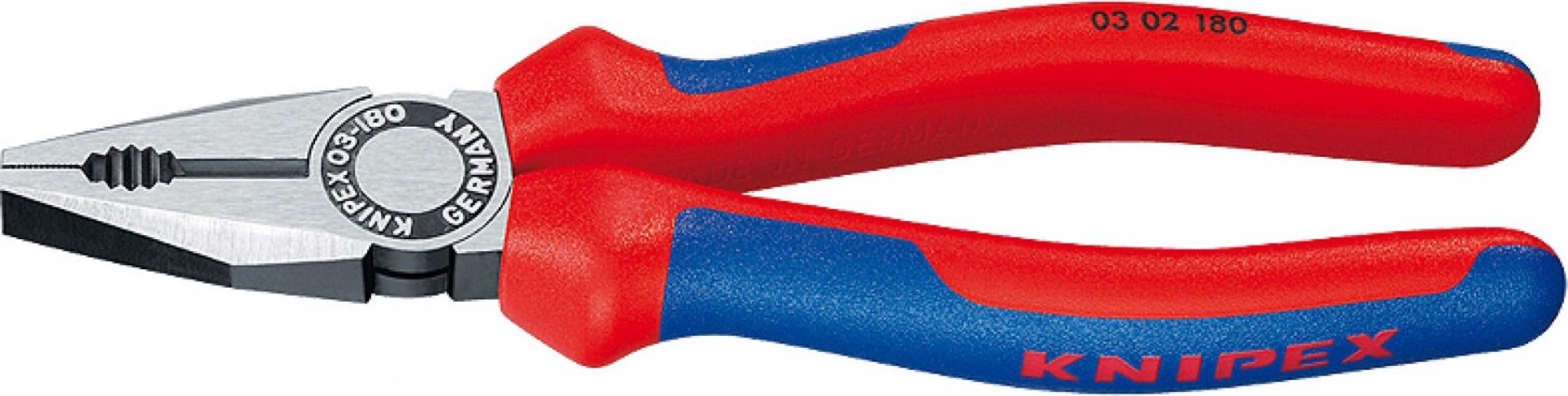 Плоскогубцы KNIPEX 0302180SB 180 мм комбинированные [KN-0302180SB]