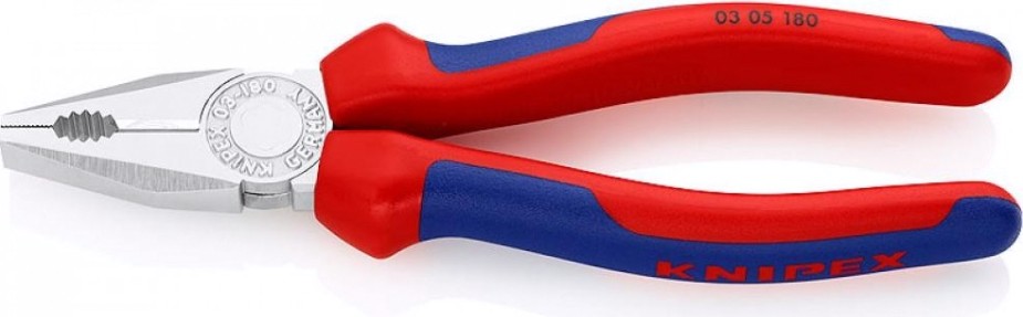Плоскогубцы KNIPEX 0305180SB 180 мм [KN-0305180SB]