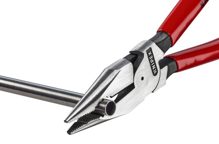 Плоскогубцы KNIPEX KN-0821185 комбинированные остроконечные с удлиненными губкам
