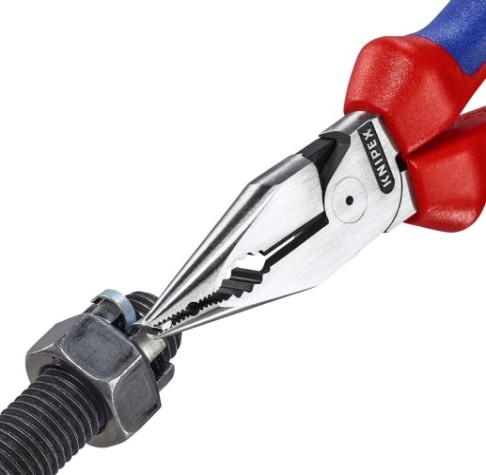 Плоскогубцы KNIPEX KN-0822185 комбинированные остроконечные с удлиненными губкам