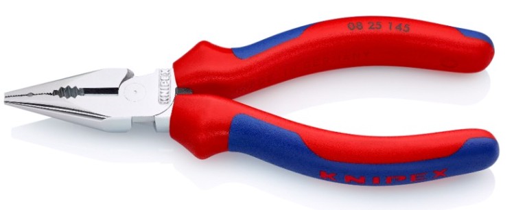Плоскогубцы KNIPEX KN-0825145SB комбинированные остроконечные с удлиненными губкам