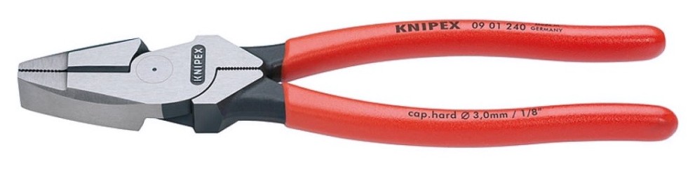 Плоскогубцы KNIPEX KN-0901240SB Lineman's электромонтажные, 240 мм