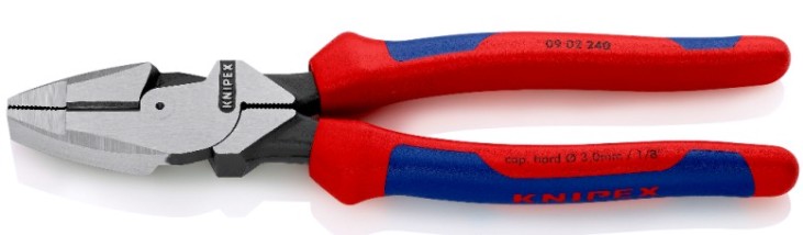 Плоскогубцы KNIPEX KN-0902240TBK Lineman's электромонтажные, 240 мм