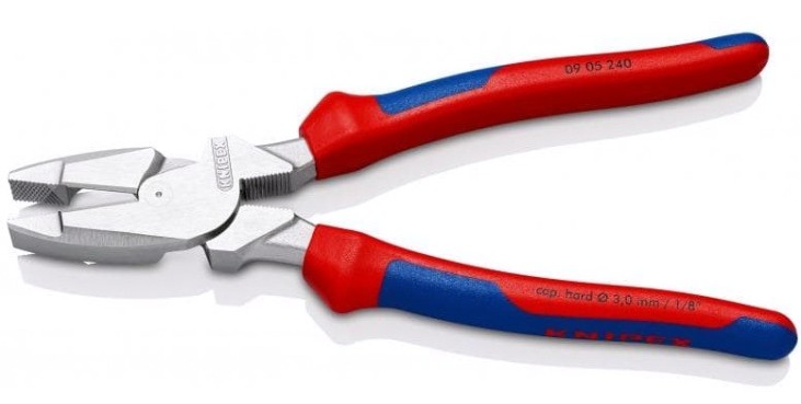 Плоскогубцы KNIPEX KN-0905240 Lineman's электромонтажные, 240 мм