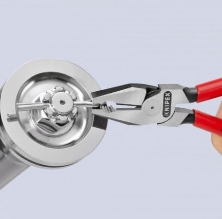 Плоскогубцы силовые KNIPEX 0202225SB 225 мм [KN-0202225SB]