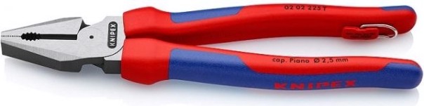 Плоскогубцы со страховочным креплением KNIPEX 0202225T 225 мм [KN-0202225T]