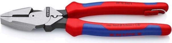 Плоскогубцы со страховочным креплением KNIPEX 0912240T 240 мм [KN-0912240T]