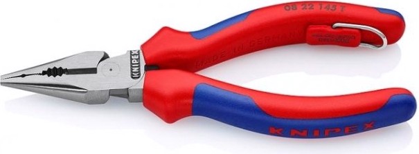Плоскогубцы удлиненные KNIPEX 0822145T 145 мм [KN-0822145T]