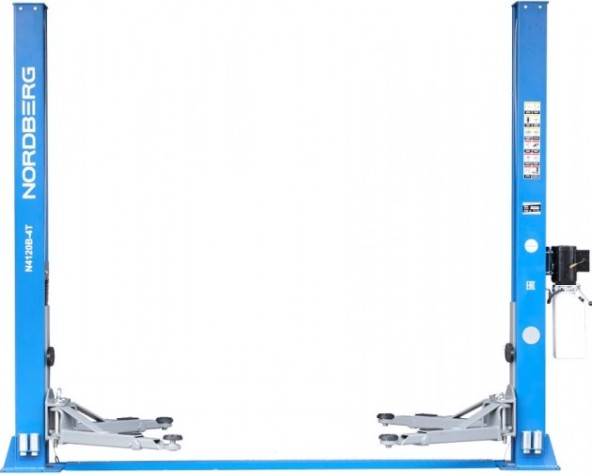 Подъемник автомобильный NORDBERG N4120B-4G двухстоечный 4 т (380В) серый [ЦБ-00017062]