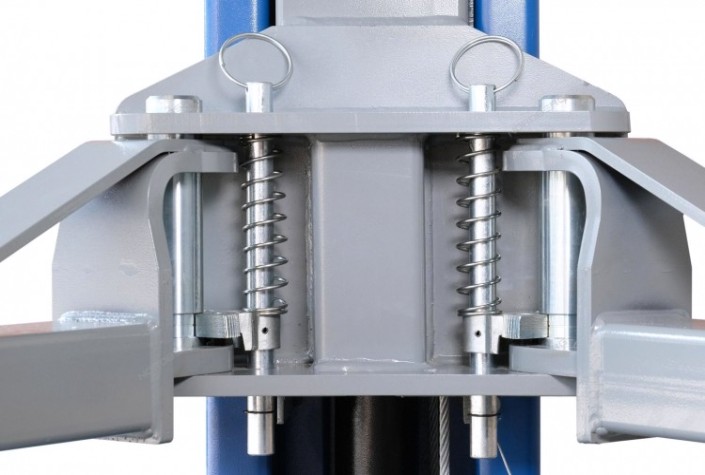 Подъемник автомобильный NORDBERG N4120H-4B 380v 2х стоечный 4т синий [ЦБ-00008009]