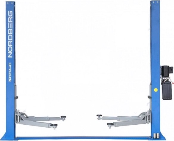 Подъемник автомобильный NORDBERG N4121А-4T двухстоечный 4 т ассиметричный (380В) [ЦБ-00009455]