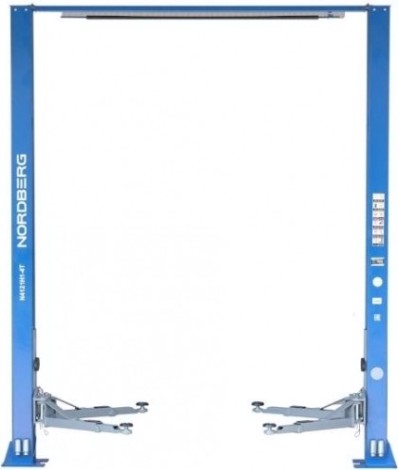 Подъемник автомобильный NORDBERG N4121H-4T двухстоечный 4 т с верхней синхронизацией (380В) [ЦБ-00012205]