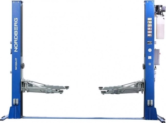 Подъемник автомобильный NORDBERG N4122АE-5B двухстоечный, с нижн.синхрон. 5 т (380В) [ЦБ-00009610]