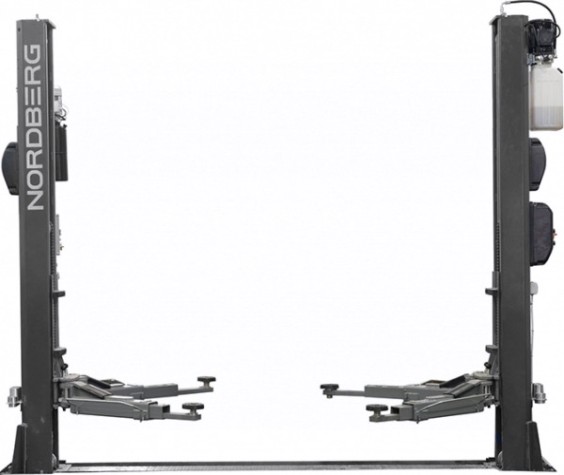 Подъемник автомобильный NORDBERG N4125-4,5T 380v 2х стоечный 4,5т (серый) [ЦБ-0007859]