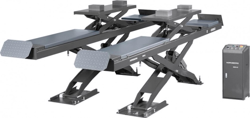 Подъемник автомобильный NORDBERG N635-4,5G ножничный для сх-разв 4,5т, 380в, 2 уровня (с авар [ЦБ-00019736]