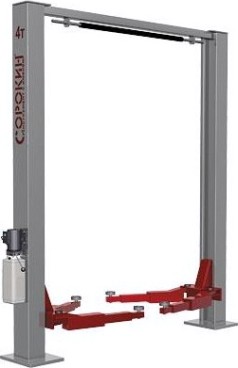 Подъемник автомобильный СОРОКИН 17.1 двухстоечный 4,0 т