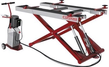 Подъемник ножничный СОРОКИН 17.12 универсальный 2,5 т, 380В
