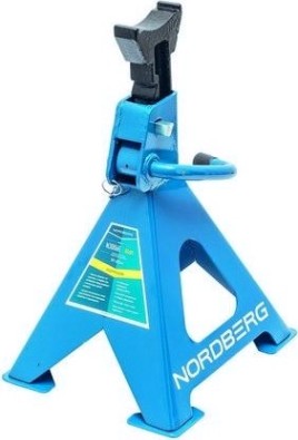 Подставка страховочная под авто NORDBERG N3006E грузоподъемность 6 т, 400-605 мм, 1 штука [ЦБ-00000360]