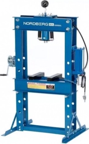 Пресс гидравлический NORDBERG N3650AL 50т, разборная рама, пневмопривод [ЦБ-0008613]
