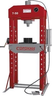 Пресс гидравлический СОРОКИН 50 т 7.50 [7.50]