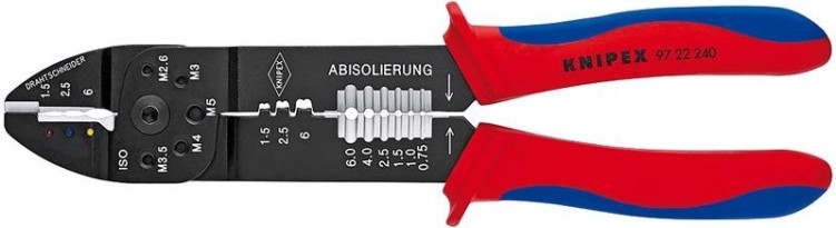 Пресс-клещи KNIPEX 9722240SB 240 мм [KN-9722240SB]