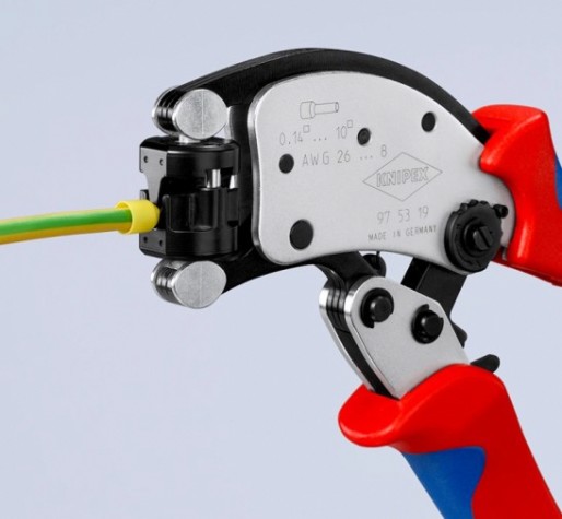 Пресс-клещи KNIPEX KN-975319 Twistor T для контактных гильз