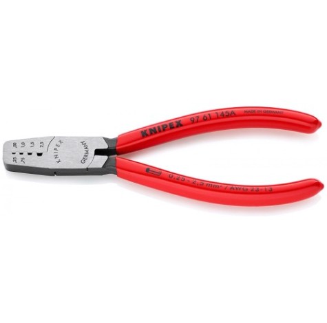 Пресс-клещи KNIPEX KN-9761145ASB 4 гнезда, контактные гильзы DIN 46228