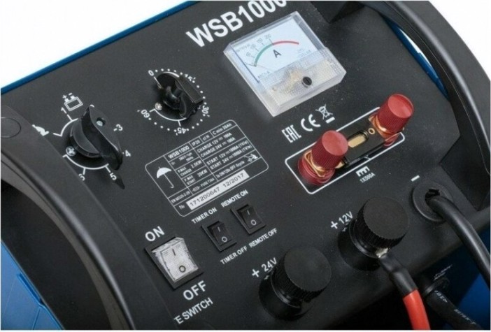 Пускозарядное устройство NORDBERG WSB1000 12/24v макс ток 1000A [ЦБ-00007149]