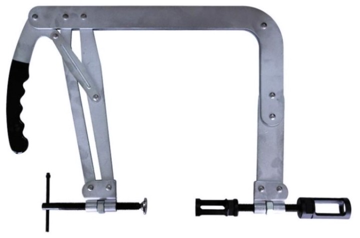 Рассухариватель клапанов СОРОКИН 40.43 С-образный с двумя стаканами, 45-145 мм