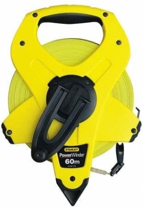 Рулетка геодезическая STANLEY "PowerWinder Fiberglass" 30.0 м 2-34-772 [2-34-772]