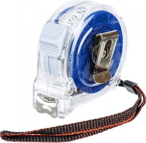 Рулетка Кобальт 247-279 высота 5мx19мм прозрачный корпус